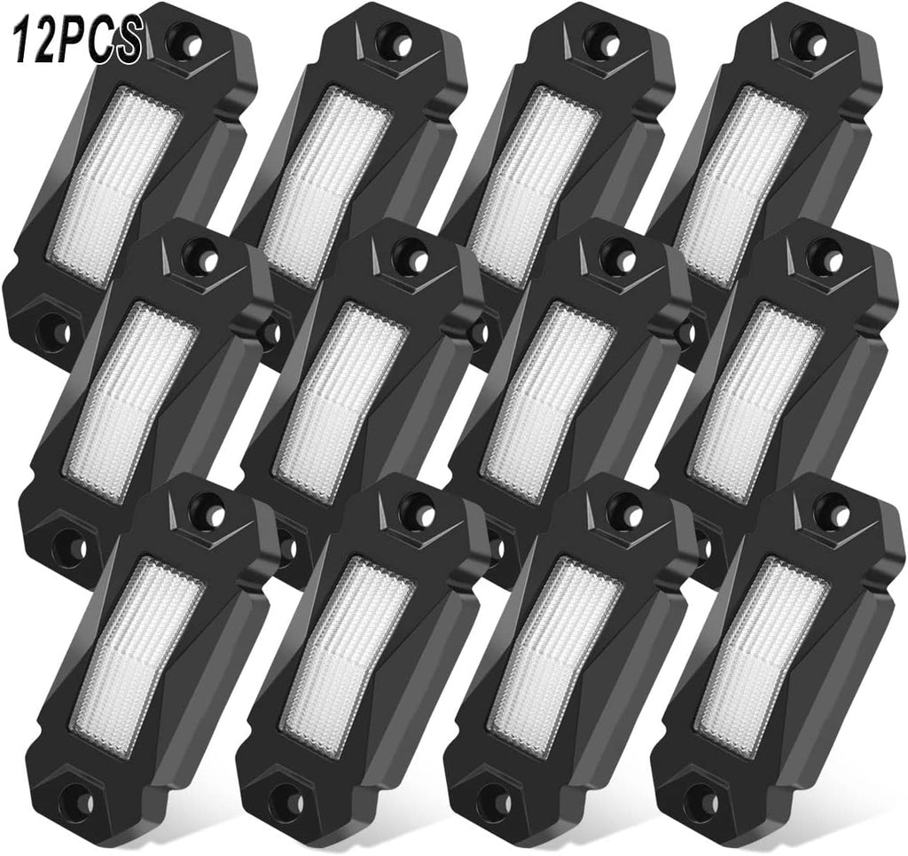 White 30PCS LED Rock Lights for Car Truck ATV UTV SUV I1937