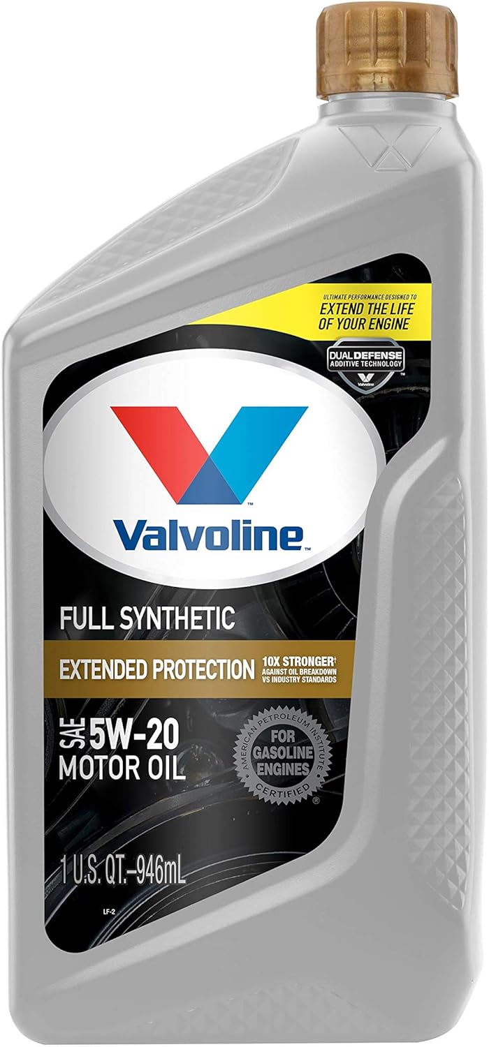 Full Synthetic Motor Oil SAE 5W-20 1 QT, Case of 6, Pack of 2 T167