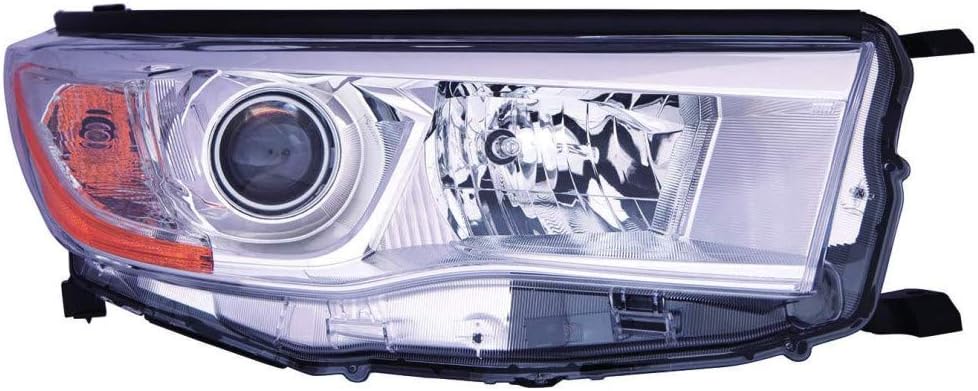 Passenger Side Headlight Assembly W540
