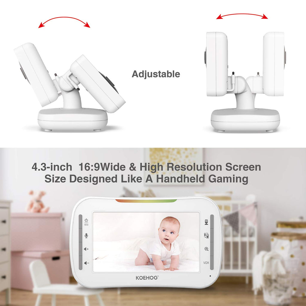 4.3 High Resolution Screen Video Baby Monitor L363694