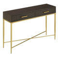 Black Scallop Console Table Z200