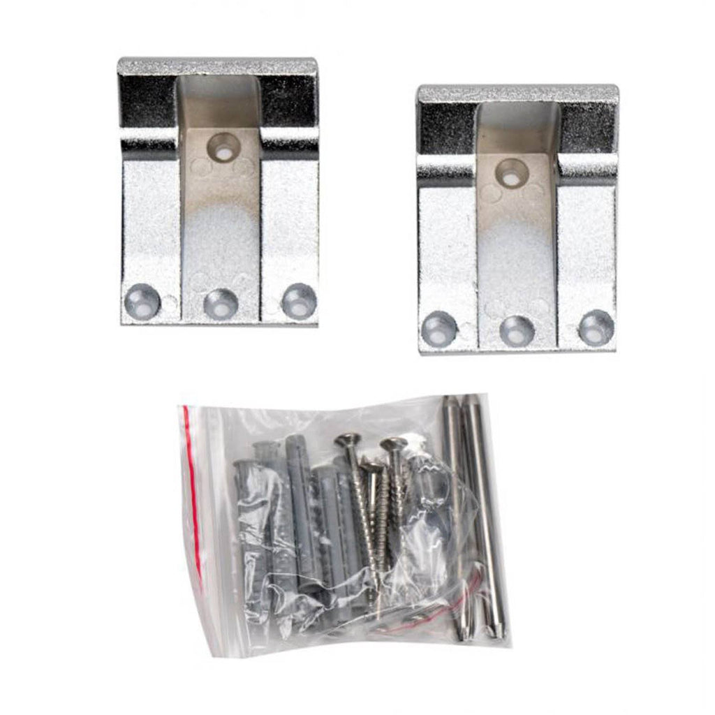 Brushed Nickel 16x22 Folding Teak Wood Shower Seat Bench K6046