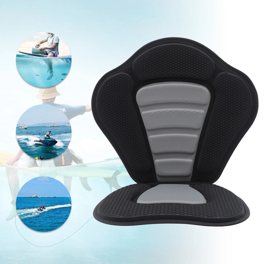 Adjustable Padded Kayak Seat with Storage Bag Q33803