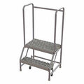 2 Step Aluminum Rolling Ladder Q7908
