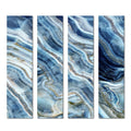 Beveled Glass Subway Tile in Blue F189