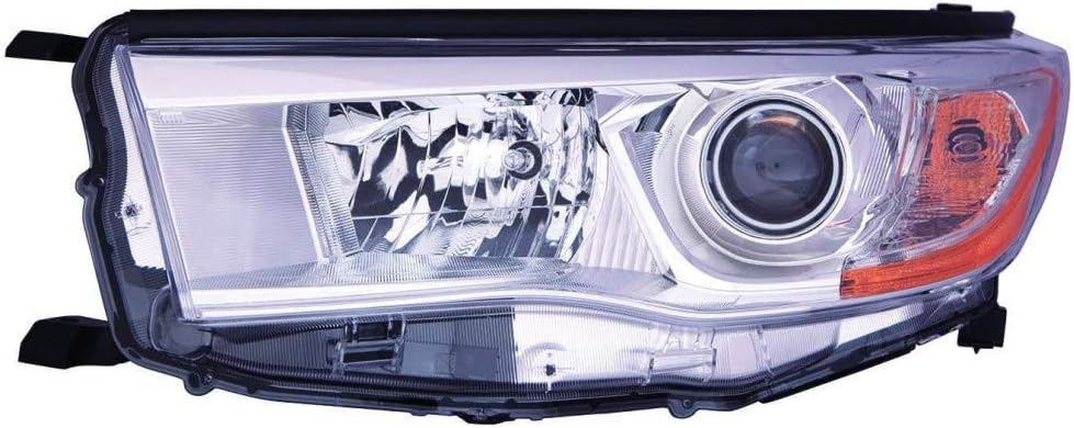 Passenger Side Headlight Assembly W540