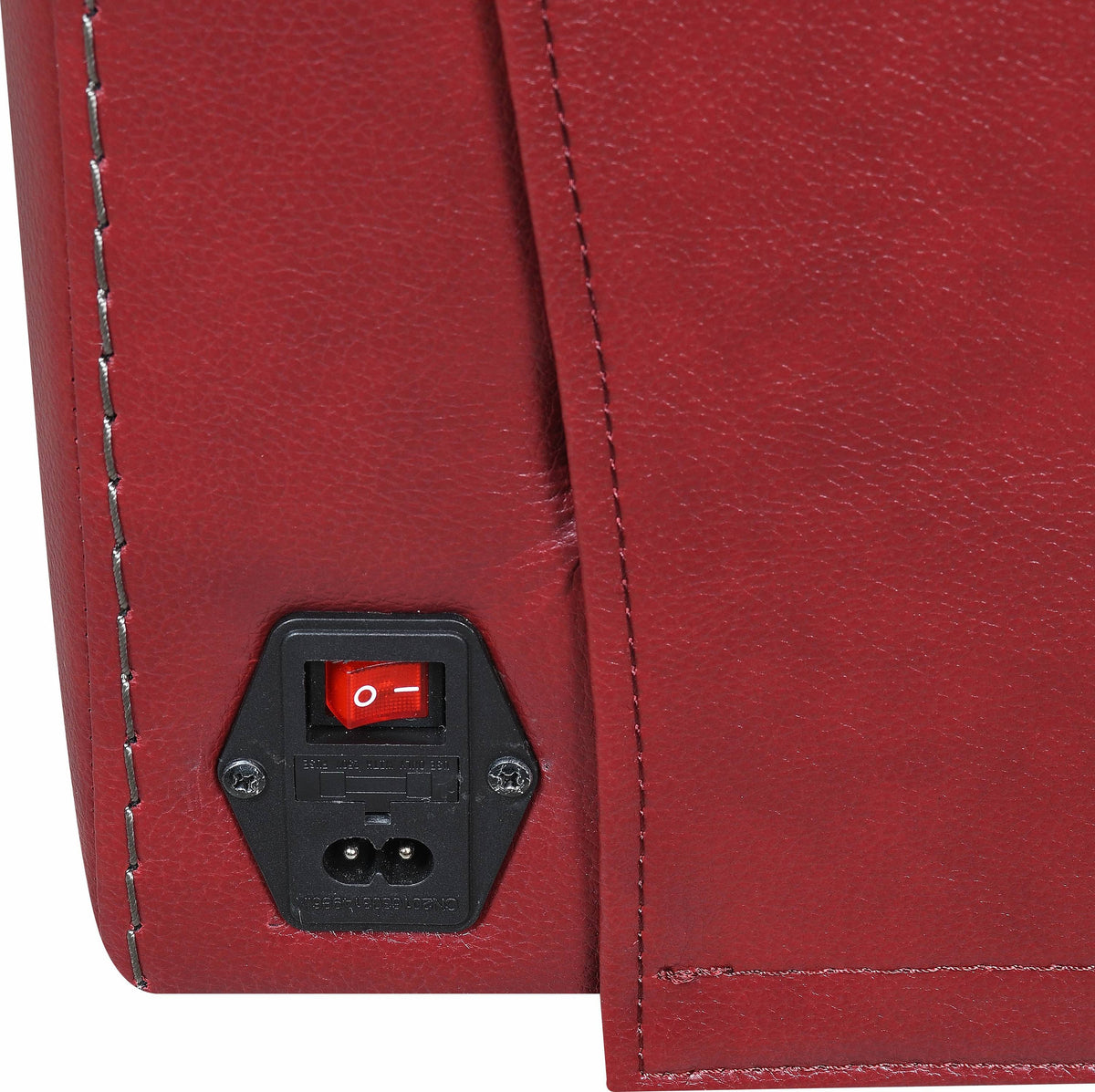 Dark Red Power Recliner Chair Y442956