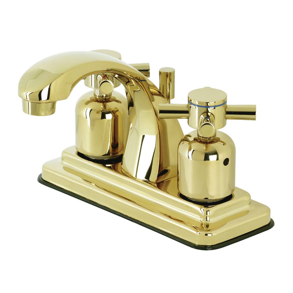 Polished Brass 4 in. Centerset Bathroom Faucet R304
