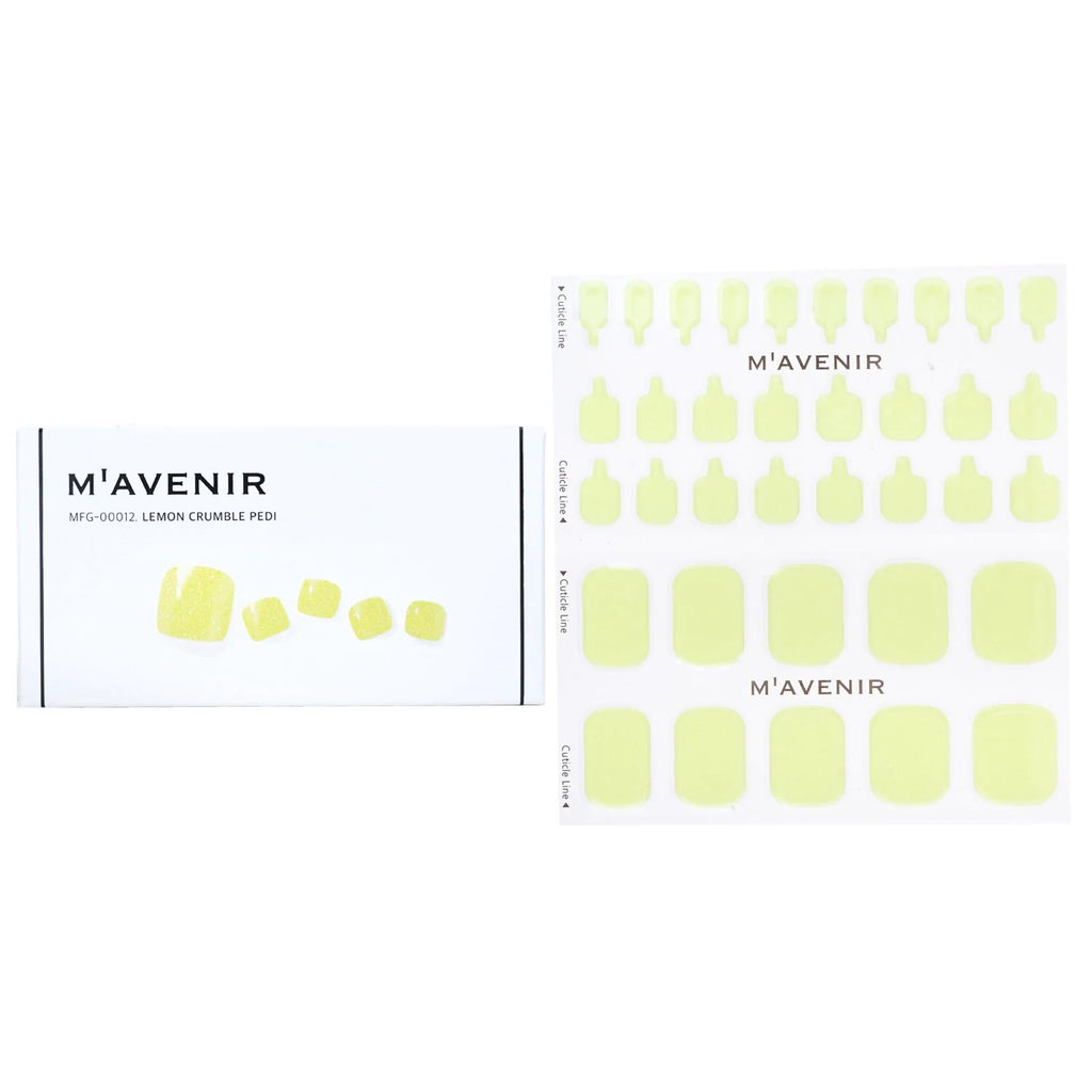 Yellow Lemon Drop Nail Sticker 32pcs B6656