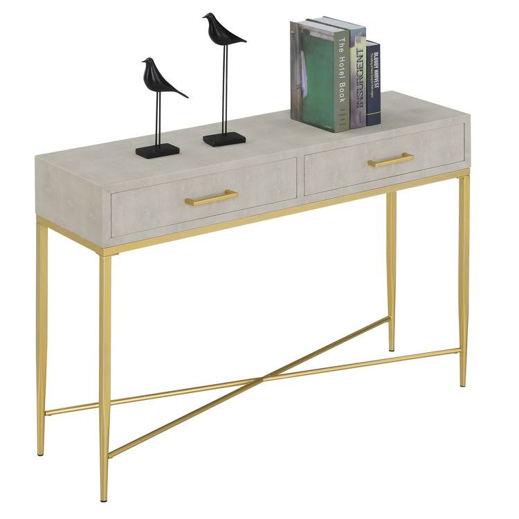 Black Scallop Console Table Z200
