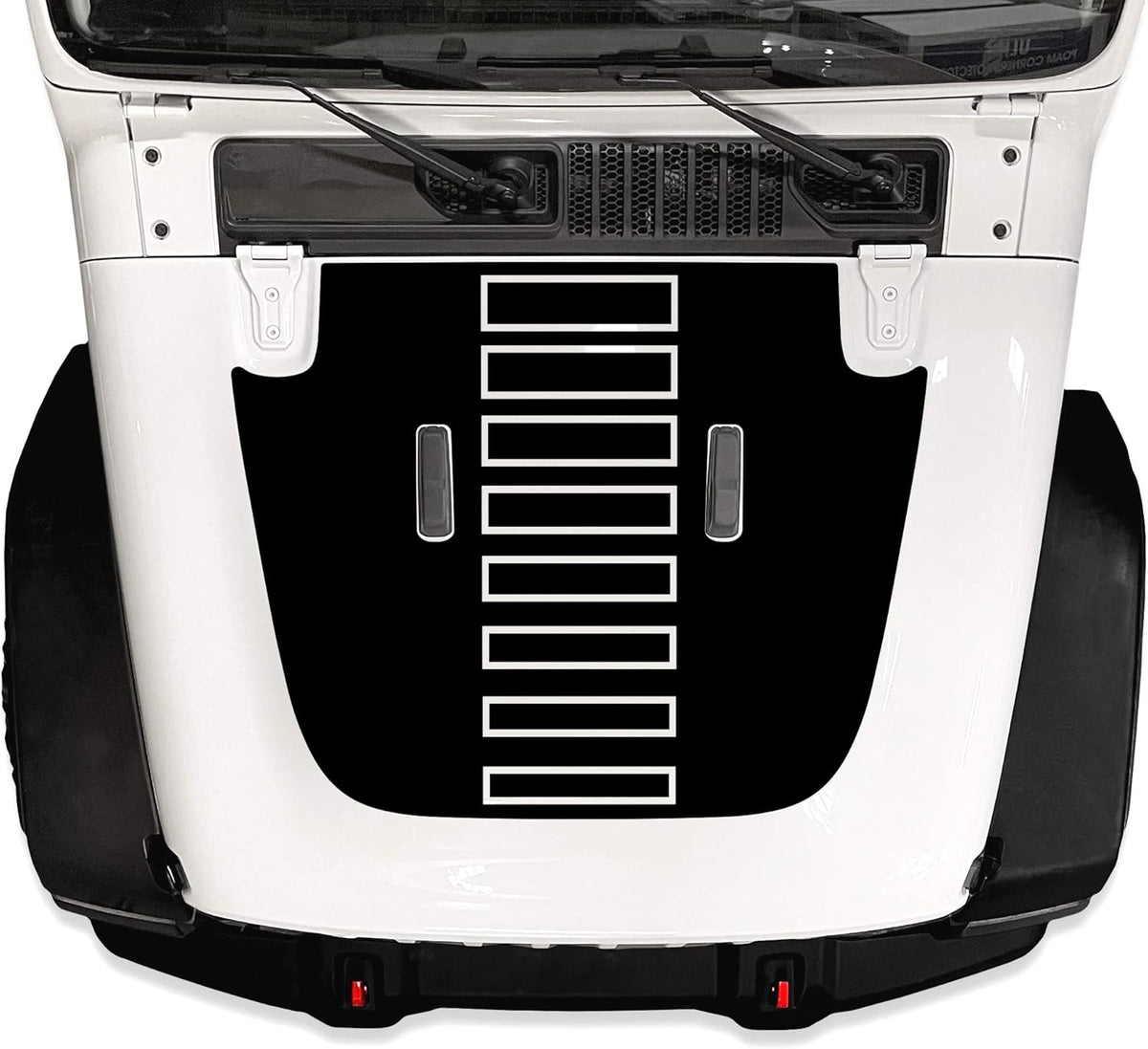 Matte Black 3M Vinyl Decal Wrap Pack of 2 G719
