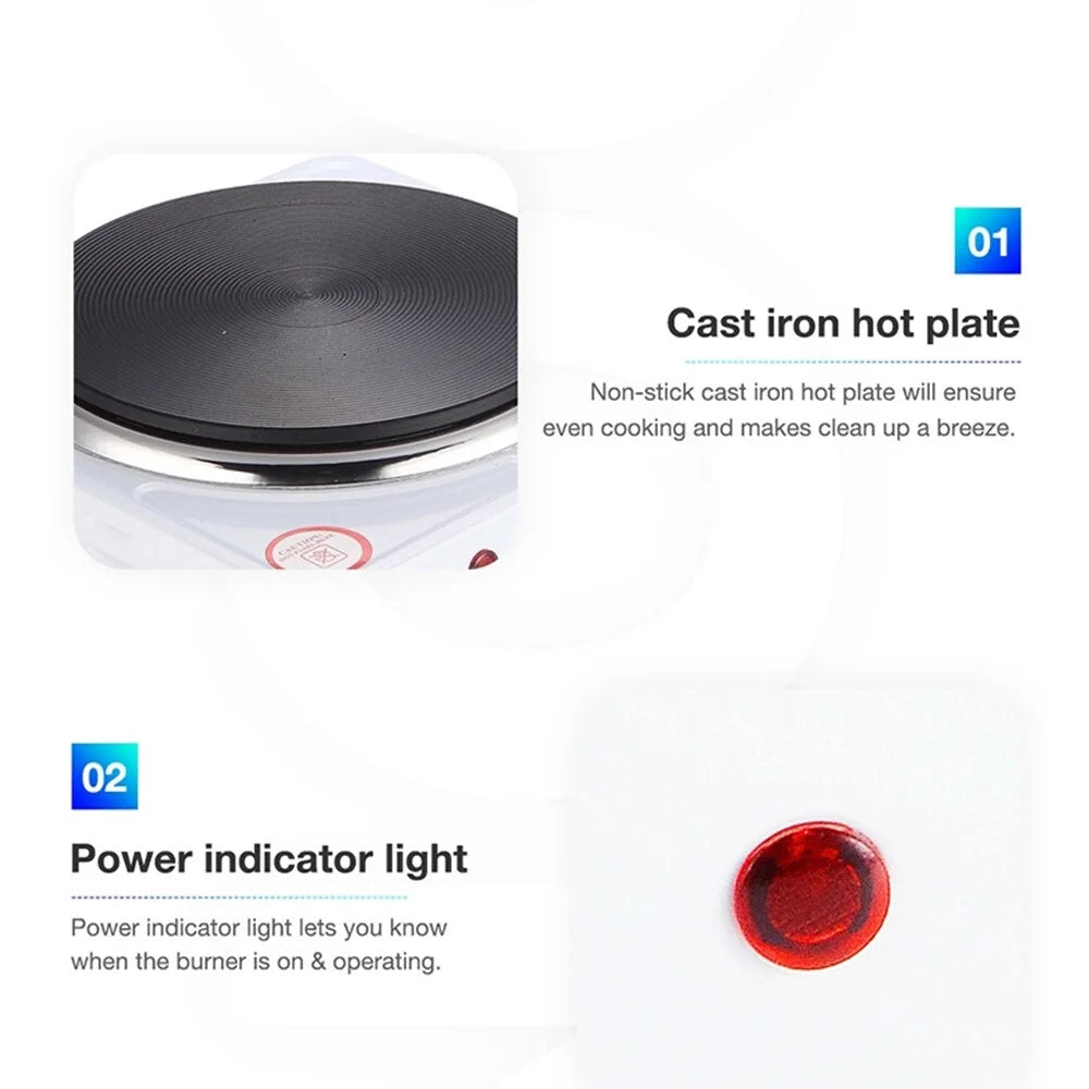 2000W Double Disc Flat Burner Electric Stove X298