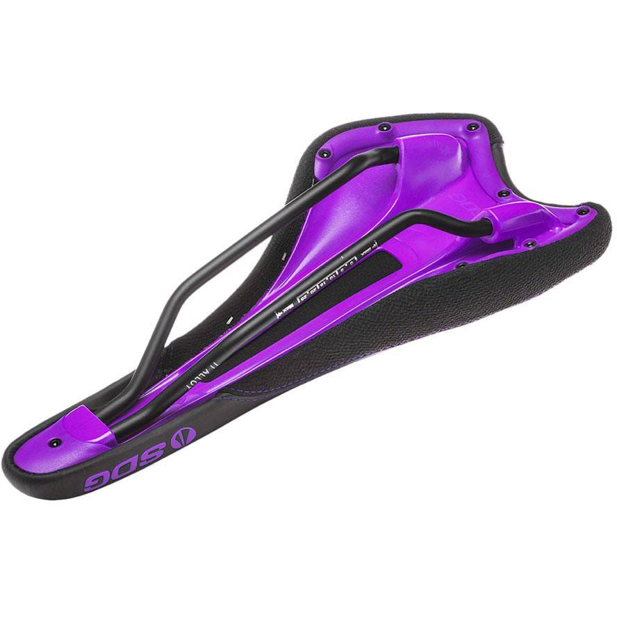 Black/Purple Ti-Alloy Saddle G2676