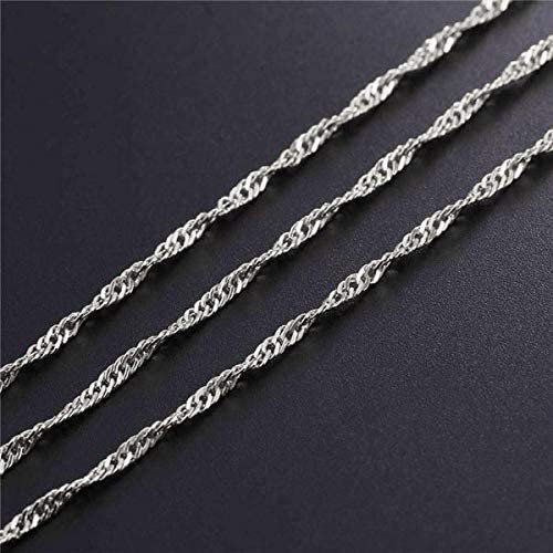 16 Inch Diamond Cut Rope Link Necklace Z58609