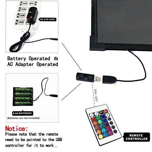 LED Message Writing Board with 8 Colors Markers O1734