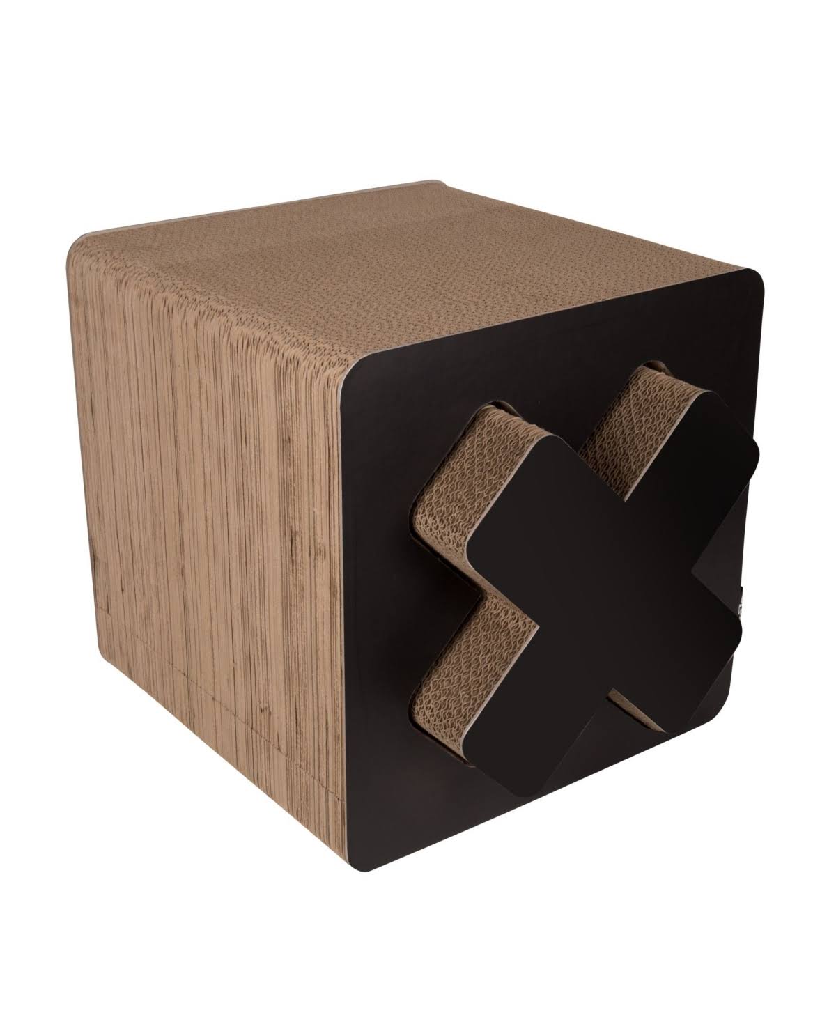 Black Large Cardboard Cat Scratcher C425186
