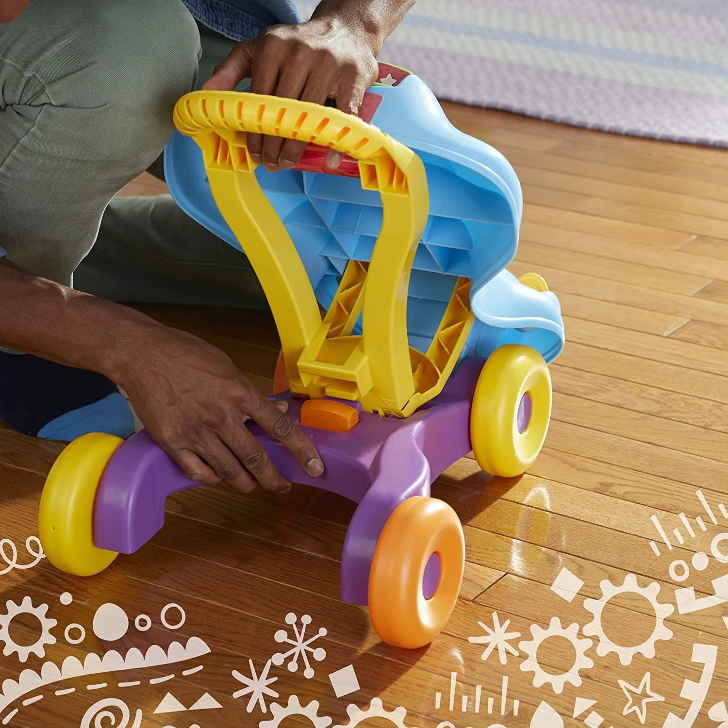 2-in-1 Ride-On Walker Toy M970