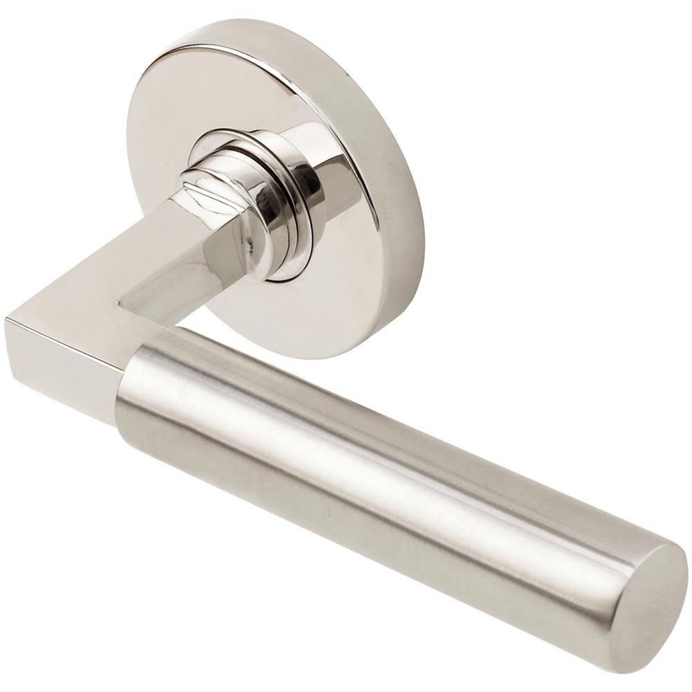 Polished / Satin Stainless Steel Privacy Door Lever Set Y89803