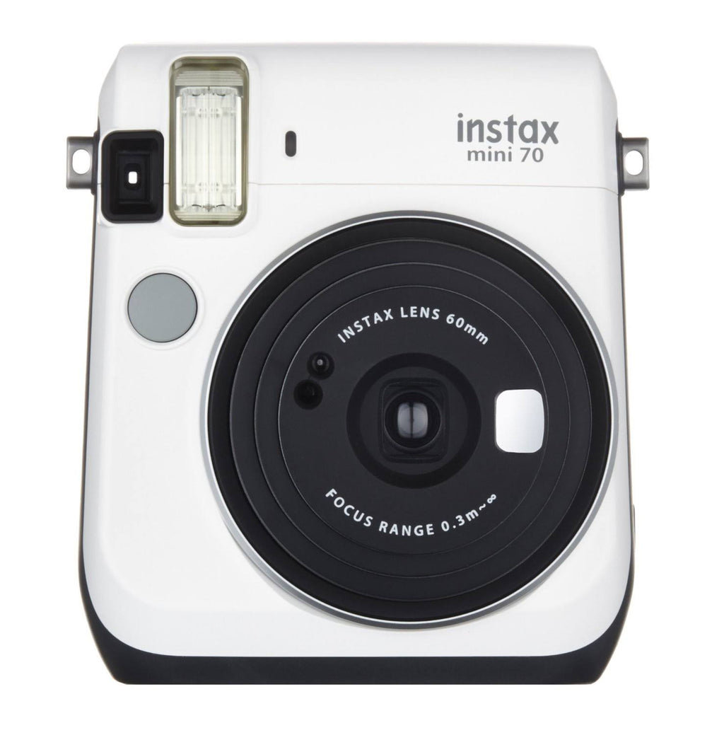 Moon White Instant Camera with 60mm Lens L408