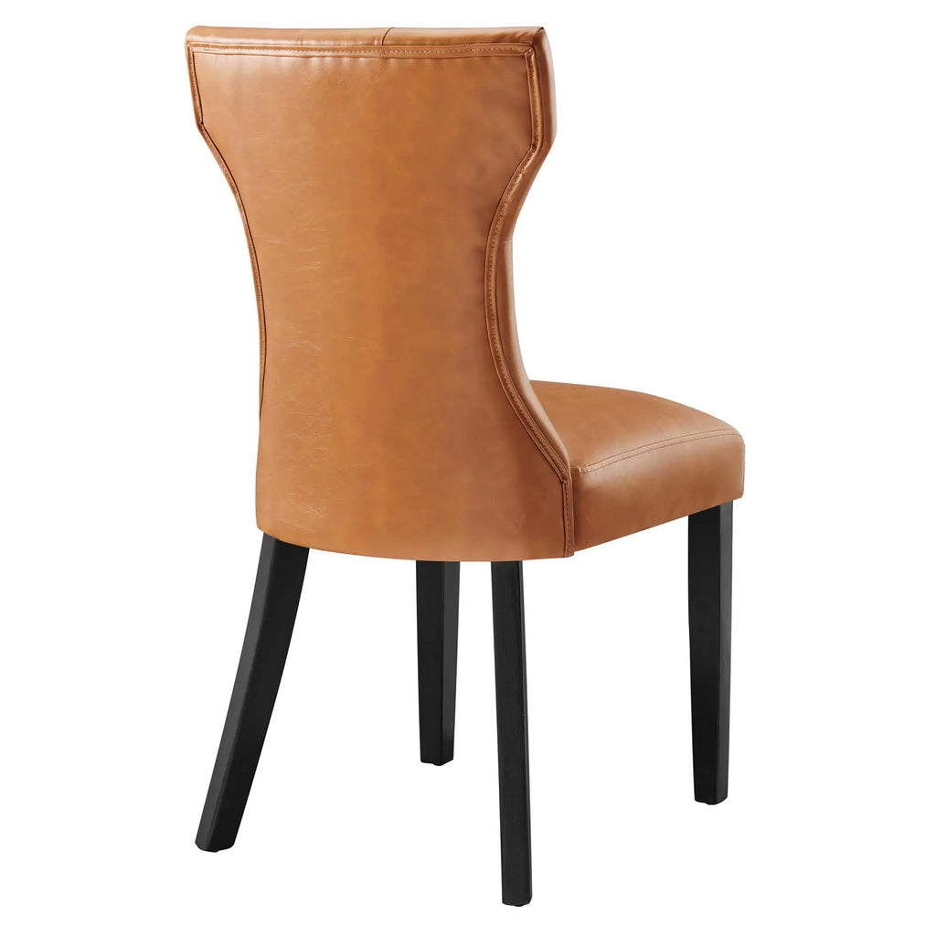 Tan Vinyl Side Chair X76681