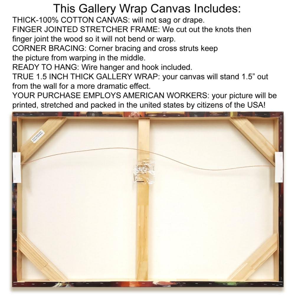 16x22 x 24x22 Giclee on Gallery Wrap Canvas W59334
