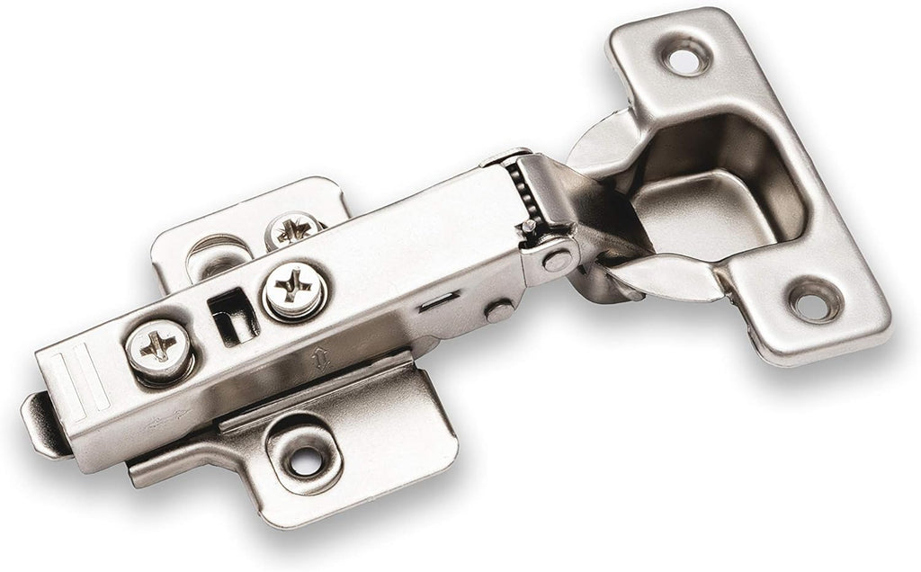 25 Pieces Full Overlay Frameless Soft Closing European Hinges with Screws A6085