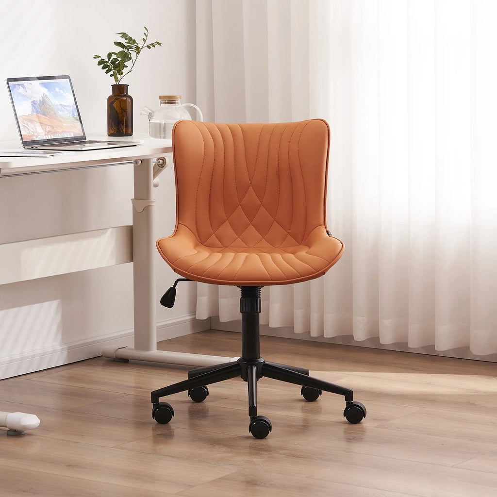 Camel PU Adjustable Ergonomic Office Chair with Wheels N5365