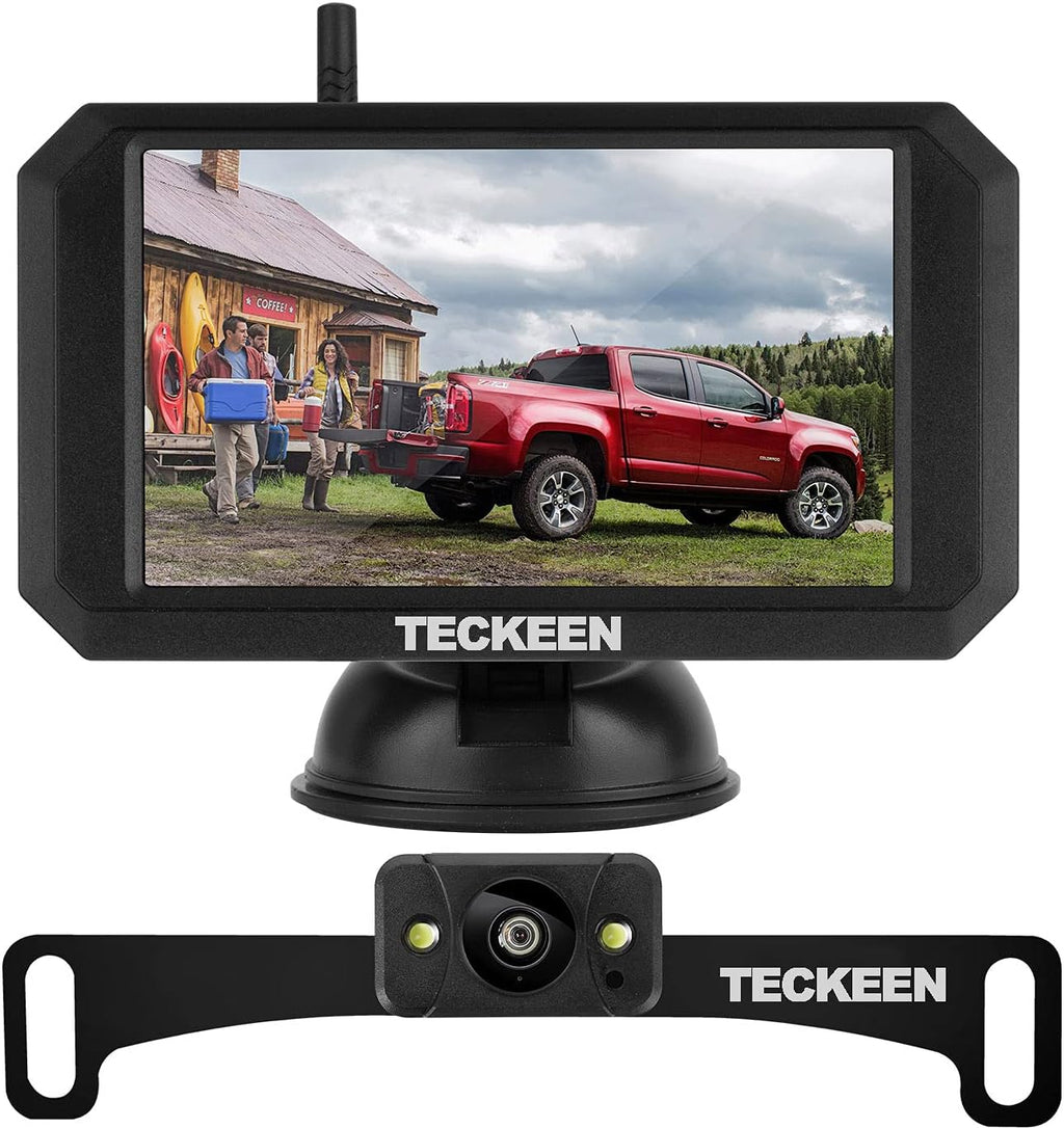 5 Inch Monitor 1080P Wireless Backup Camera Kit with Night Vision Waterproof Q812