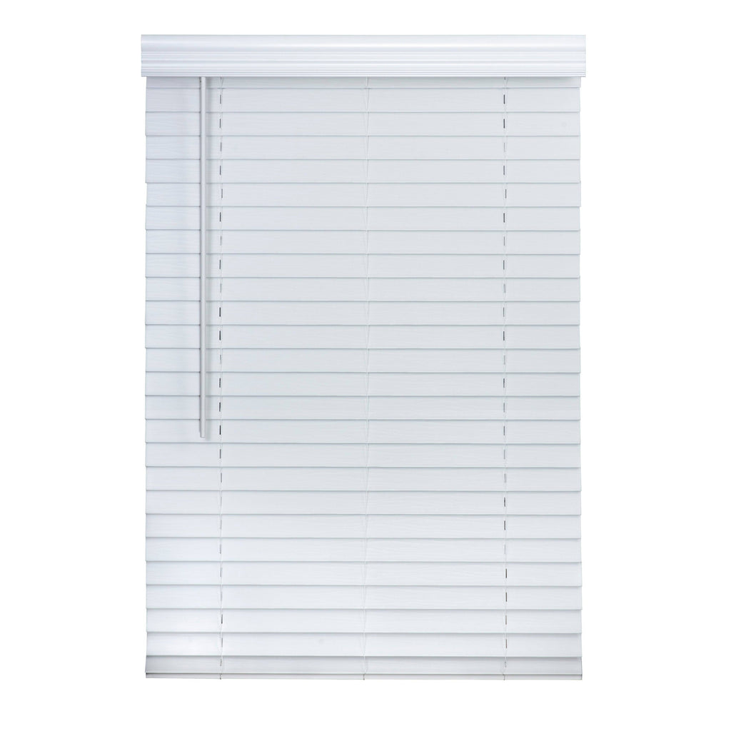 Cordless Faux Wood Blind G489