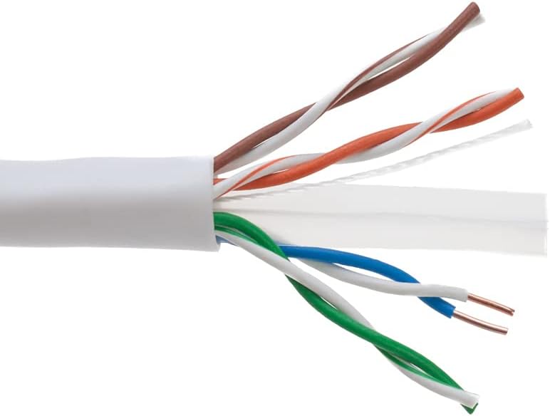 1000ft CAT6 Solid Cable 550Mhz UTP 23AWG Network Wire R843