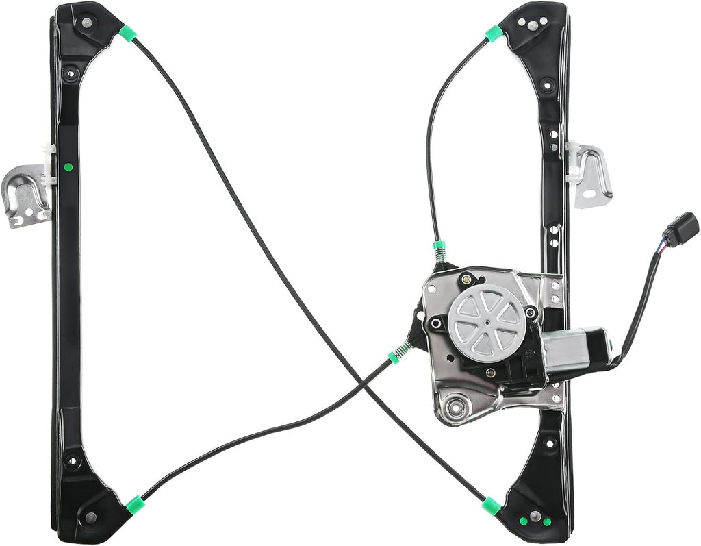 Power Window Regulator with Motor Front Driver Side 4-Door Pack of 2 B211