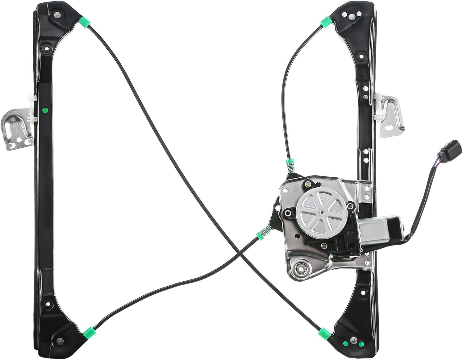 Power Window Regulator with Motor Front Driver Side 4-Door Pack of 2 B211