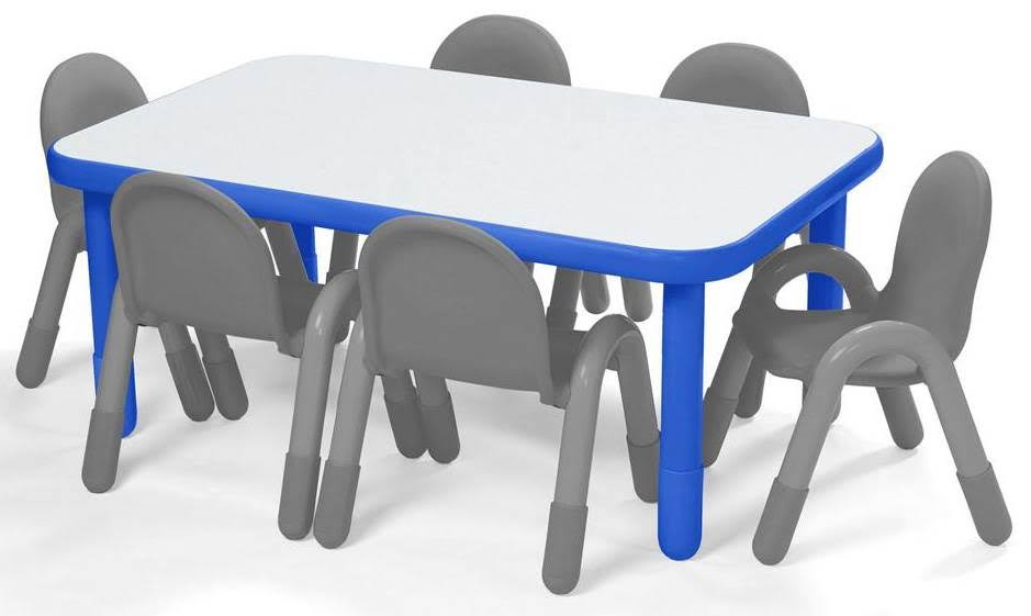 48x22 x 30x22 Rectangular Table Royal Blue with 16x22 Legs A269