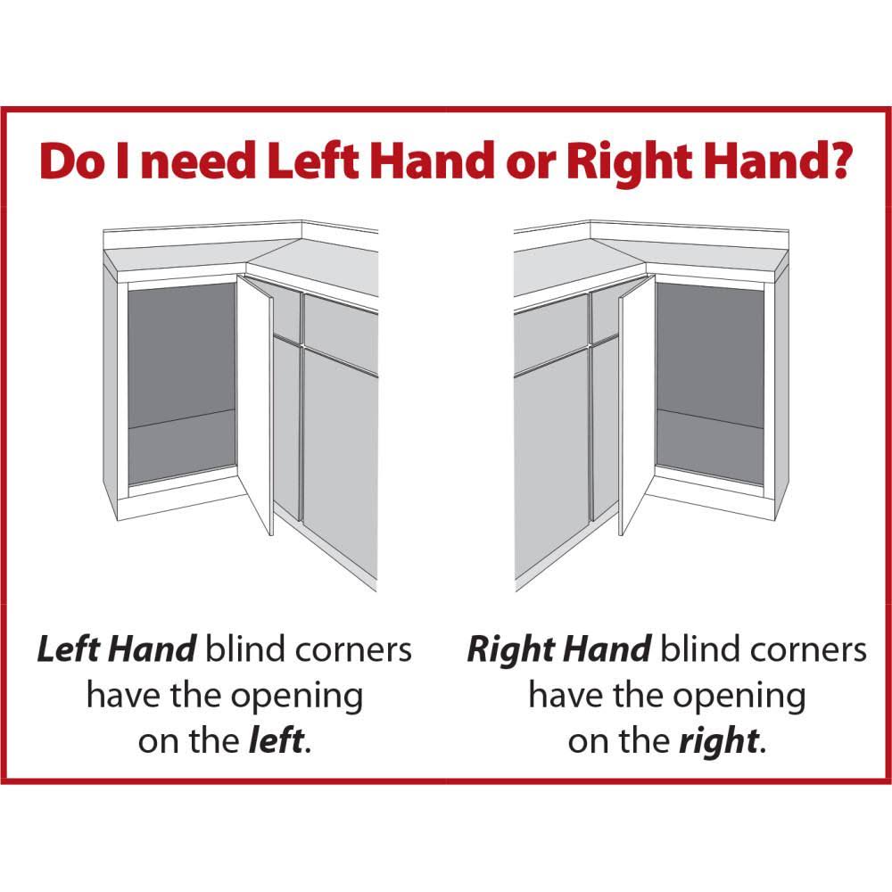 Blind Corner Swing Out Right Handed Unit E79077