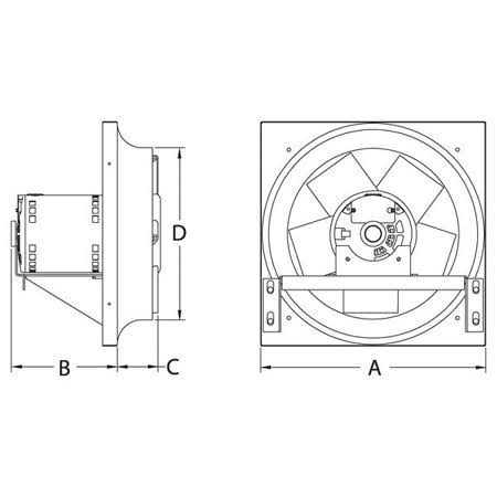 Exhaust Fan 18 in 2627 CFM I501748