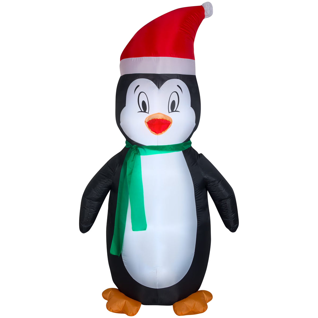 White 7 ft Tall Inflatable Penguin E778