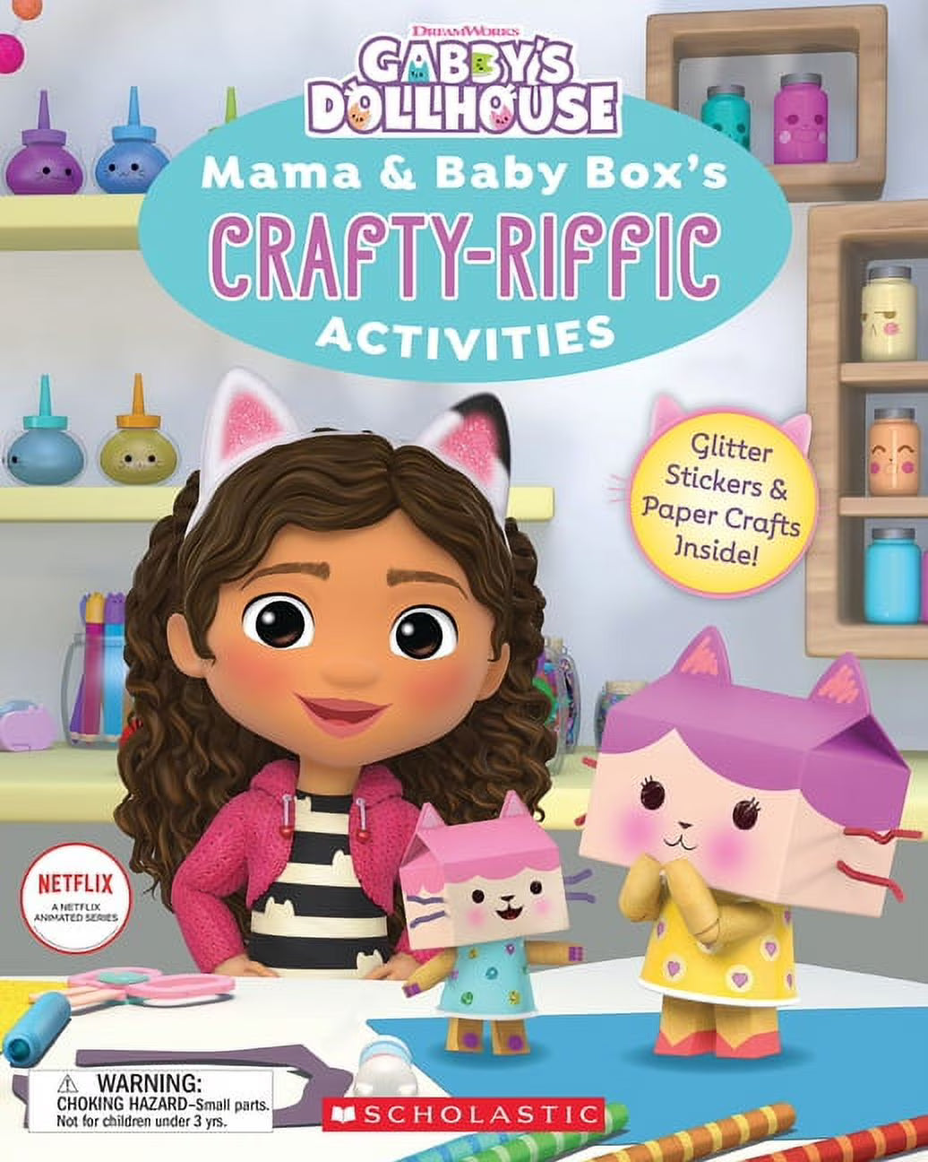 Gabby's Dollhouse Crafty-Riffic Activities Paperback G77974