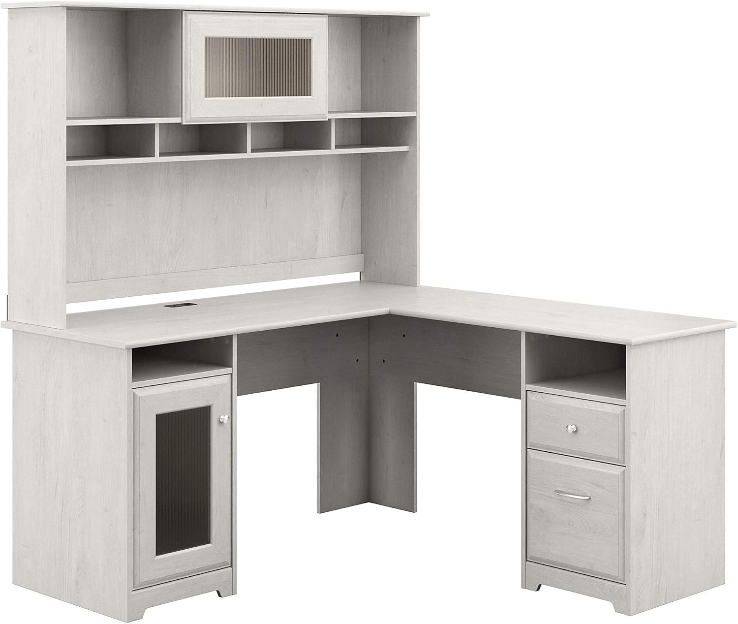 L Shaped Desk with Hutch W593939