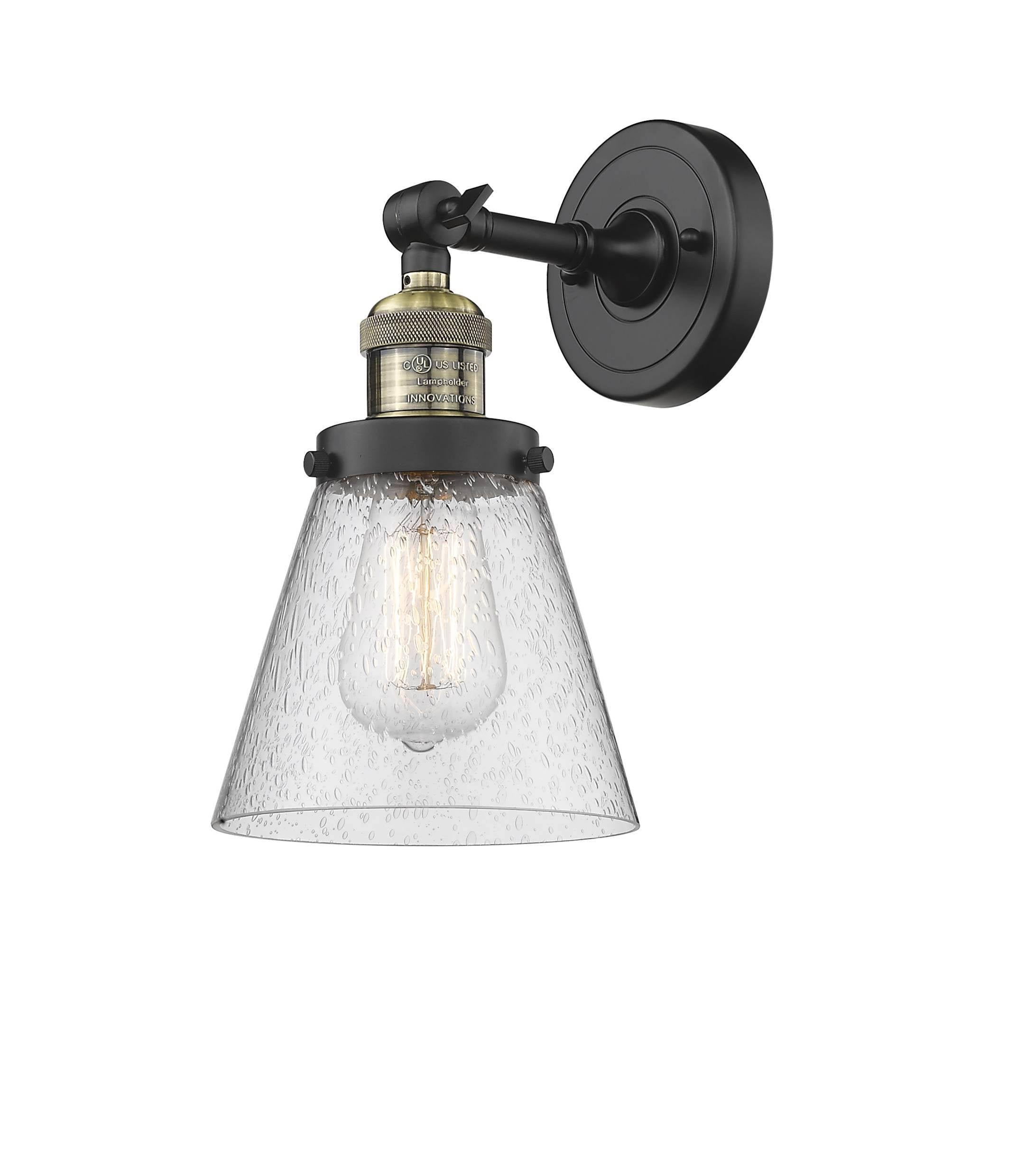 Small Cone 1 Light Sconce LED (Antique Brass) I4102