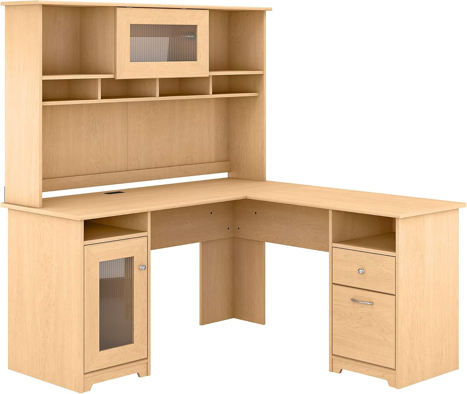 L Shaped Desk with Hutch W593939