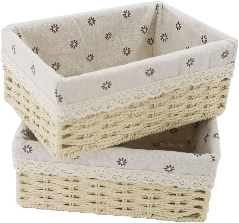 Paper Rope Woven Storage Baskets S274