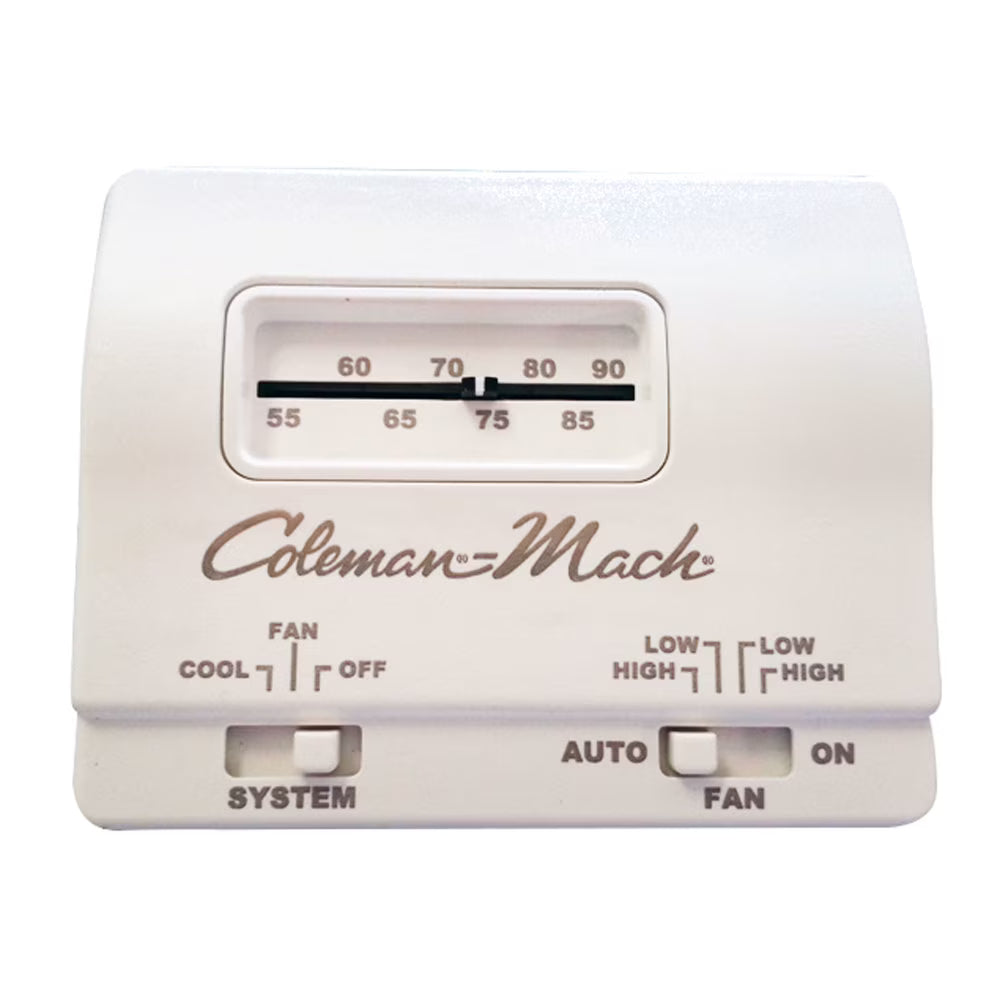 White Wall-Mount Analog Thermostat G972