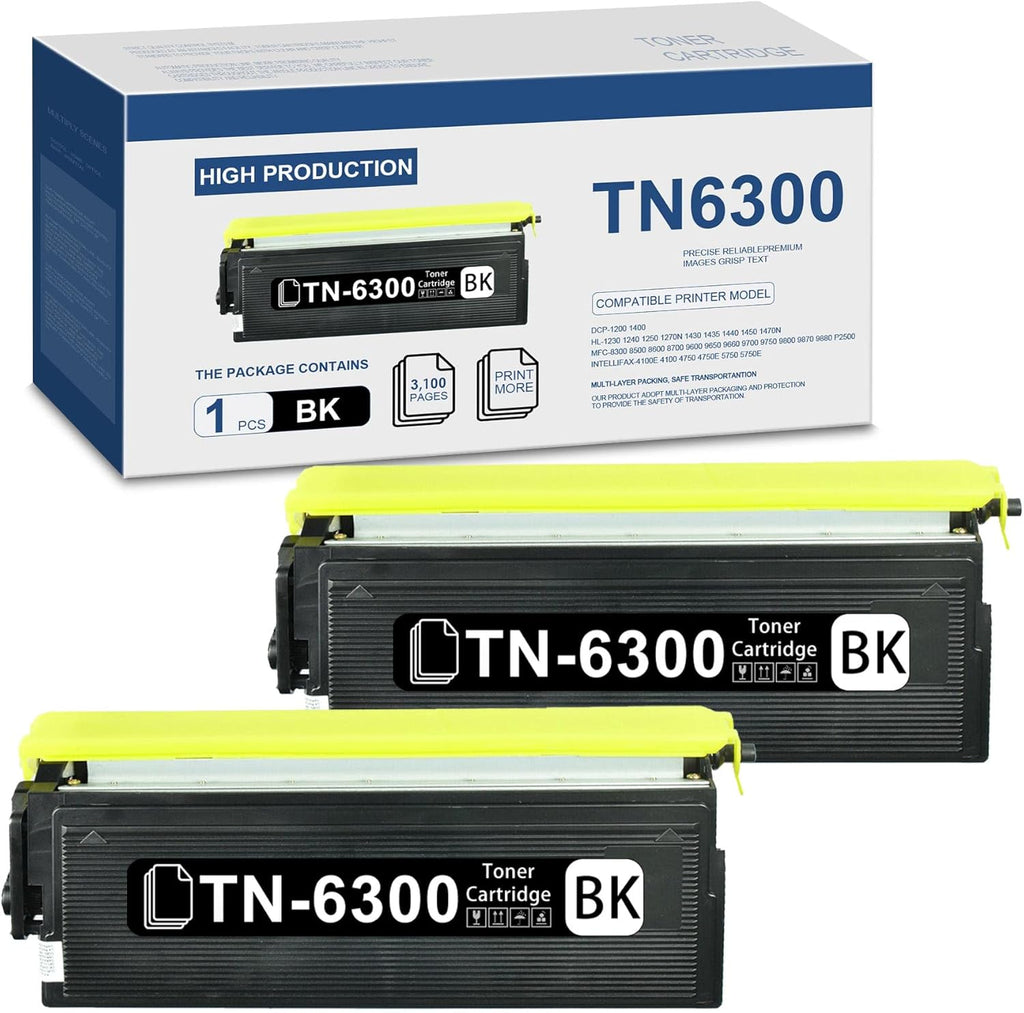 2 Pack Black Toner Cartridge for Brother Printer W789
