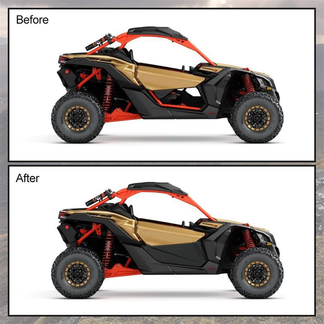 Half Door Inserts Panels for Can Am Maverick X3 H615929
