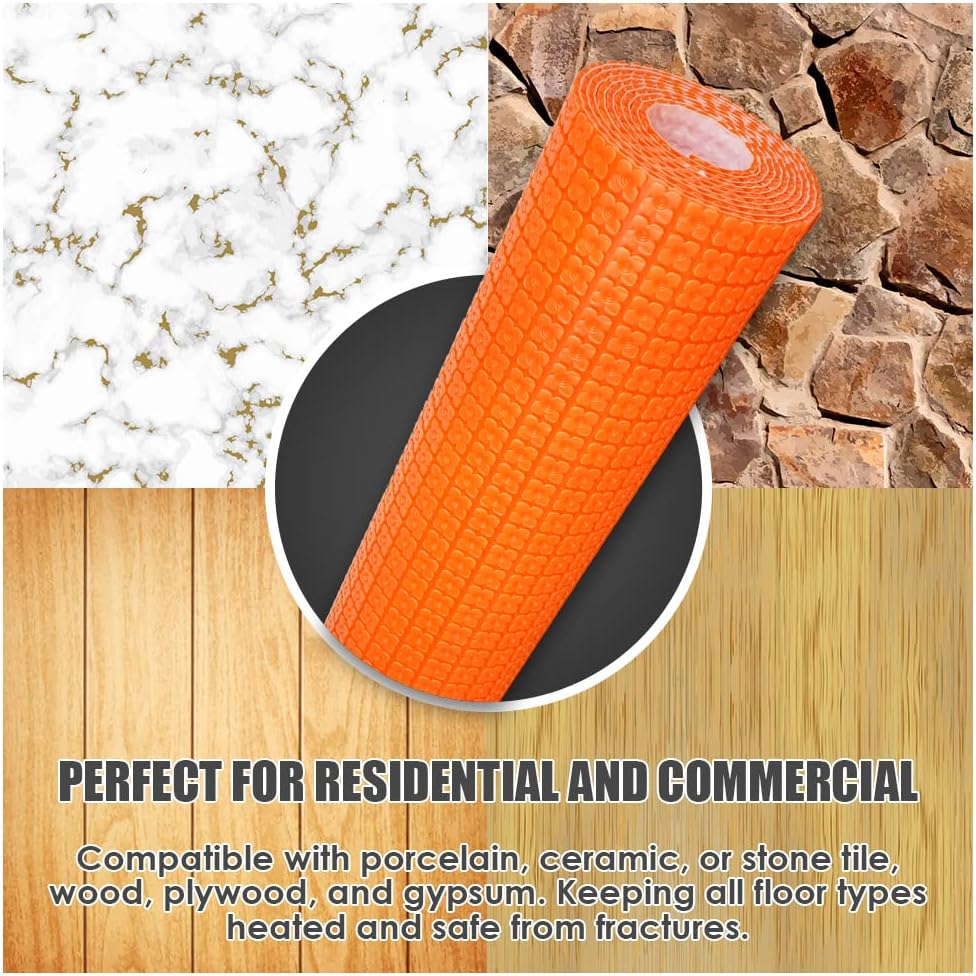 Heated Floor Uncoupling Membrane 54 SQFT G3788