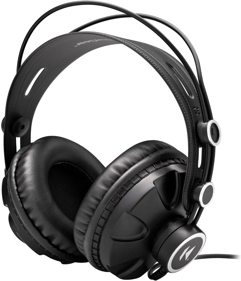 Audio Interface Bundle with Closed-Back Studio Headphones and XLR Cables Y870623
