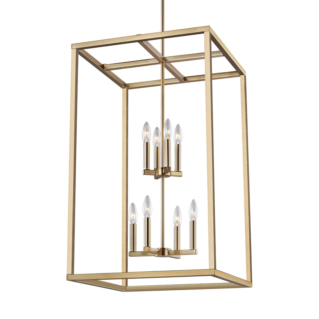 Satin Bronze 8-Light Hall/Foyer Light X3286