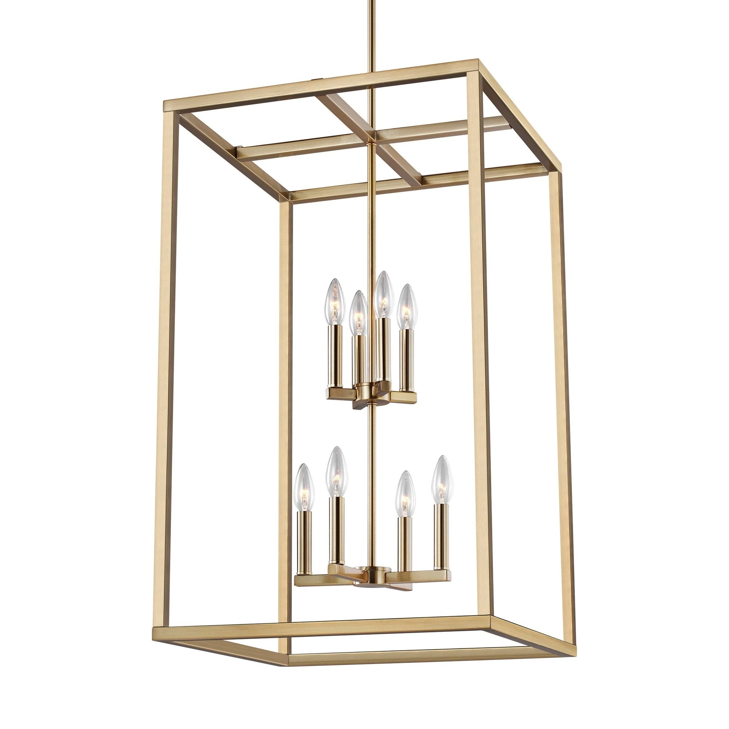 Satin Bronze 8-Light Hall/Foyer Light X3286
