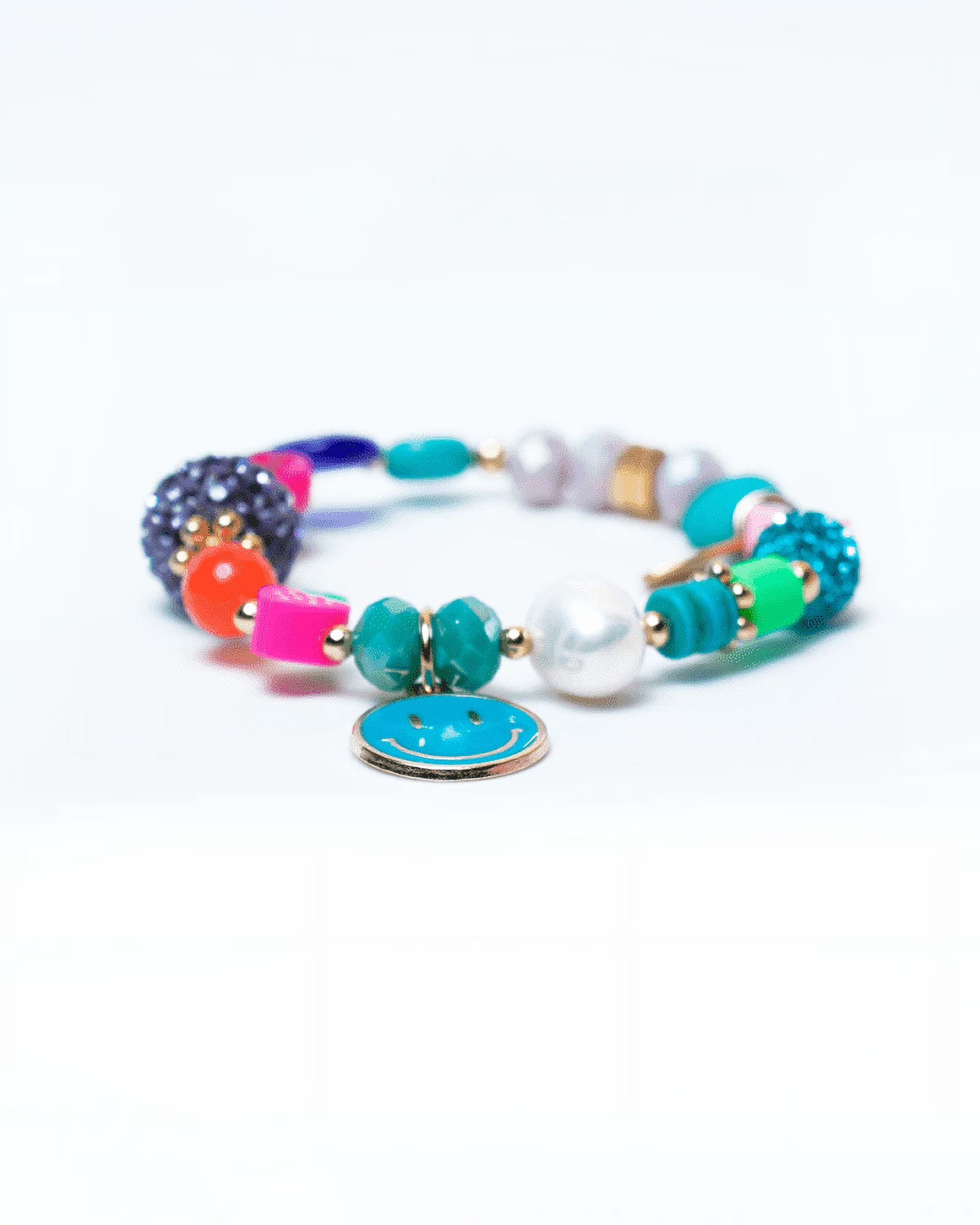 Royal Blue Murano Nazar Elastic Bracelet L84506