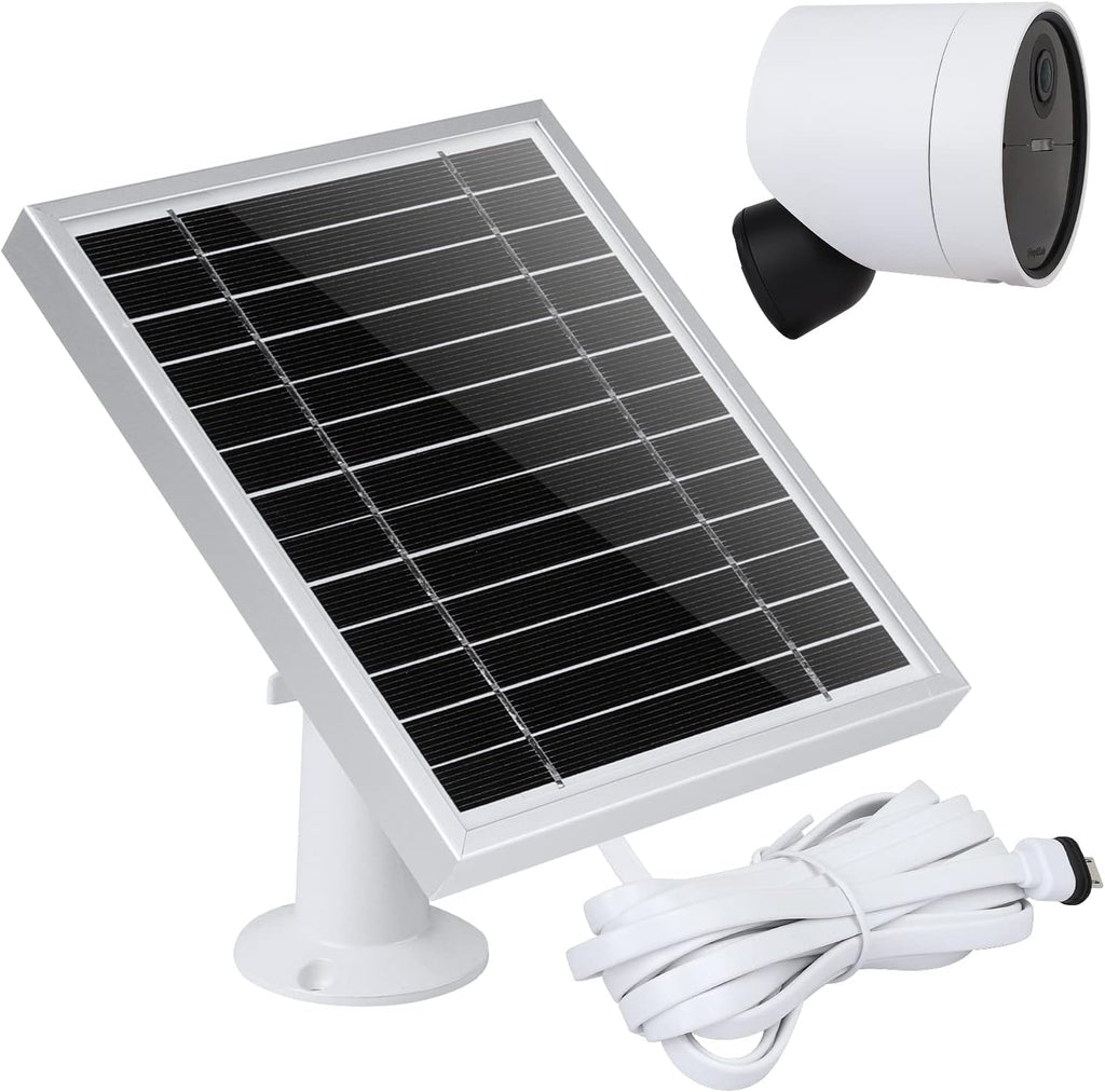Silver 3PACK Solar Panel for Outdoor Security Camera J9648